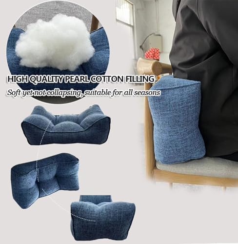 SPeesy Lumbar Support Pillow for Car and Office Chair Orange