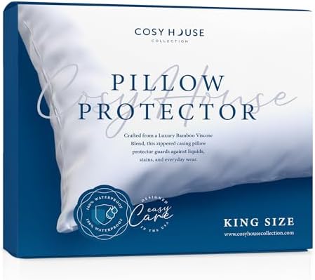 Cosy House Collection Luxury Pillow Protector Set of 2 King