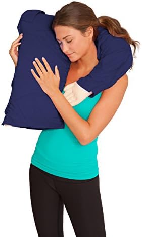 DeluxeComfort Body Pillow Dark Blue with Arm