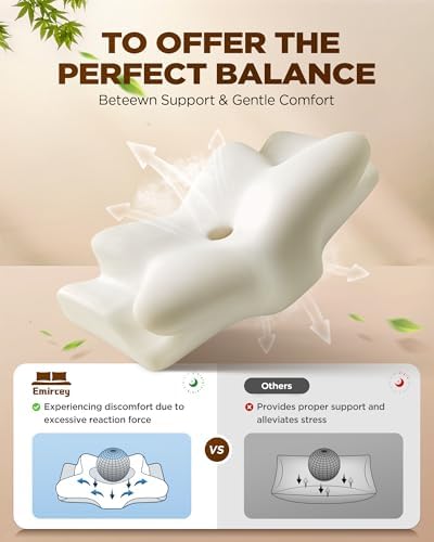 Emircey Cooling Neck Support Pillow for Sleep