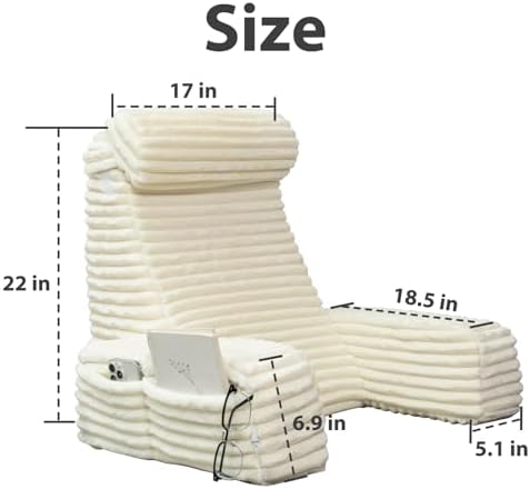 ENITYA Reading Pillow for Bed Sitting Up