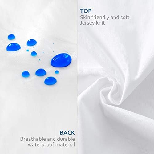 Moonsea Waterproof Pillow Case Protector 4 Pack