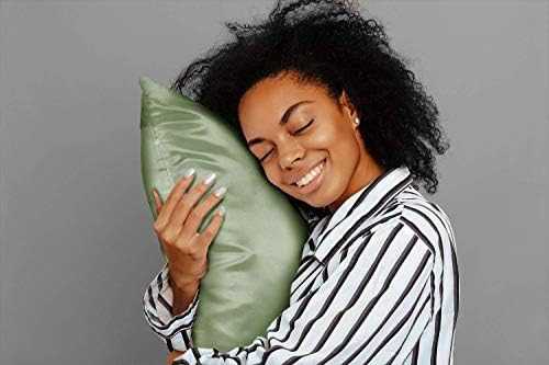 BLISSFORD Satin Pillowcase Set of 2 with Zipper 1