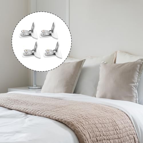 4pcs Duvet Clips for Comforter Inside Foam Metal Fasteners