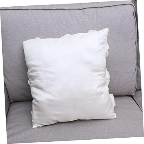 HONMEET 3D Rose Throw Pillow Covers with Invisible Zipper