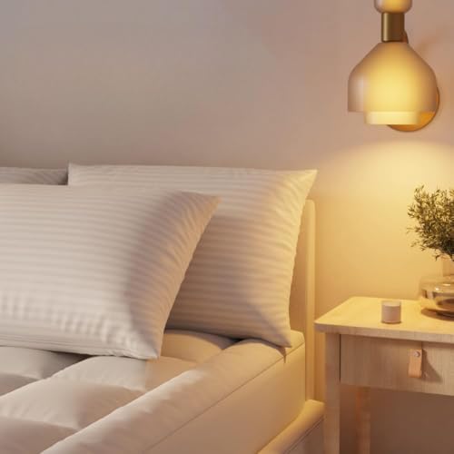 Ultra Soft Pillow Protectors - 4 Pack Zipper Standard Size
