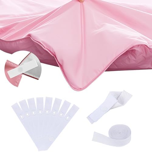 8 Pcs Duvet Snaps Clips for Comforter Stability