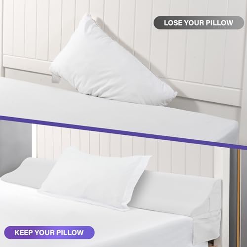 Vekkia Queen Bed Gap Pillow - White 60x10x7
