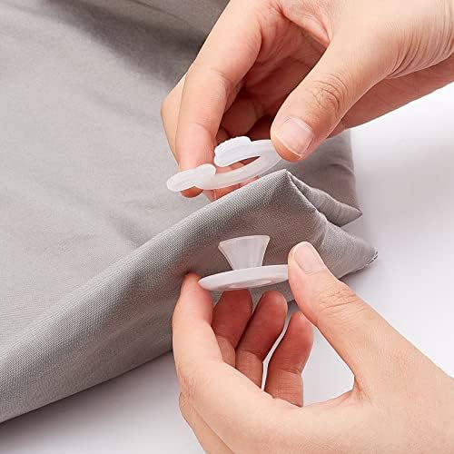 GORGECRAFT 12Pcs Duvet Clips for Bedding