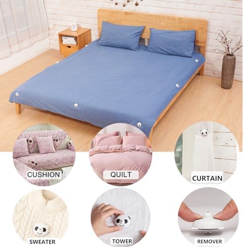 XNYEOV Panda Duvet Clips 16 Sets Non-Slip Fasteners