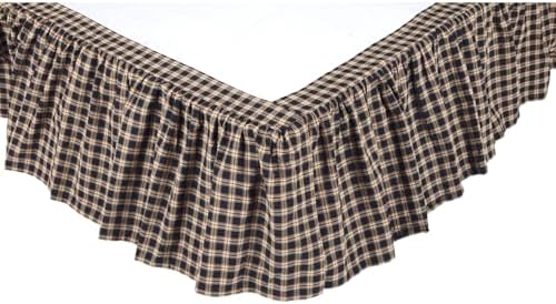 VHC Brands Bingham Star 9369 Bed Skirt King