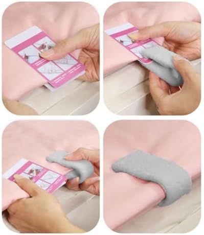 Hbbgdiy Bed Sheet Holder 6PCS Fitted Sheet Clips No Pins