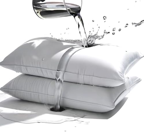 MOONVAN Waterproof Pillow Protectors 4 Pack with Zipper