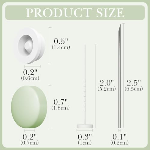 Adorila Duvet Clips 32 Sets Light Green