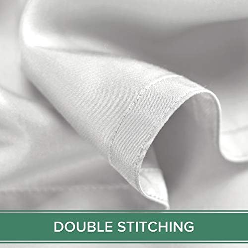 Pure Bamboo Queen Pillowcases 100 Organic Viscose Soft Cooling 2 Piece Set