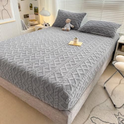 Lyvara Luxury Velvet Mattress Cover Queen Size