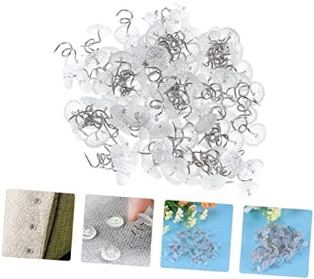 Cabilock 150Pcs Spiral Push Pins for Bed Skirts and Upholstery