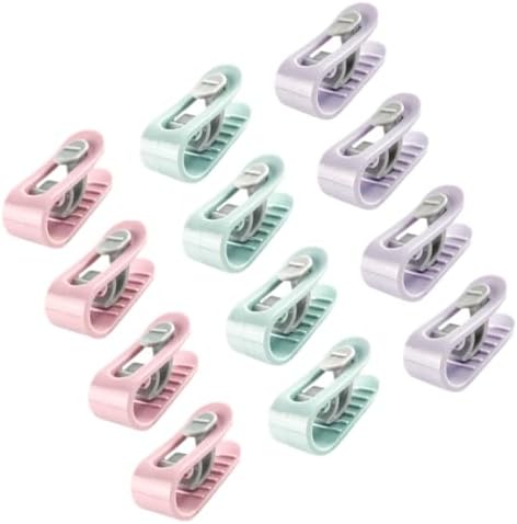 TOKIDNY 12pcs Non-Slip Sheet Fixing Clips for Comforter