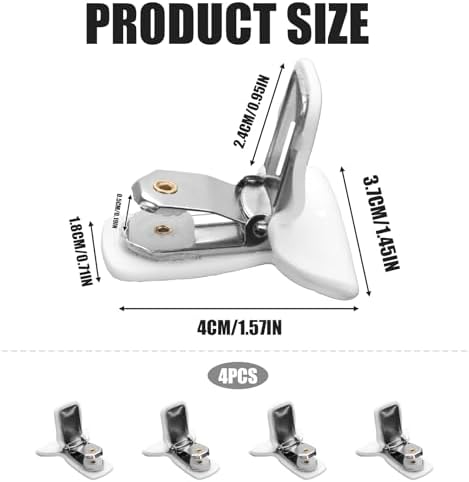 4pcs Duvet Clips for Comforter Inside Foam Metal Fasteners