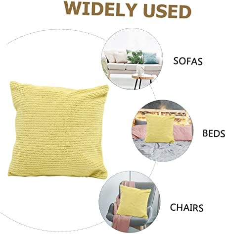 PRETYZOOM 2PCS Plush Corn Cob Throw Pillow Covers