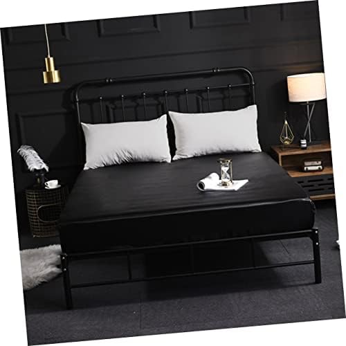 MAGICLULU Silk Satin Mattress Protector Bed Pad Cover 1