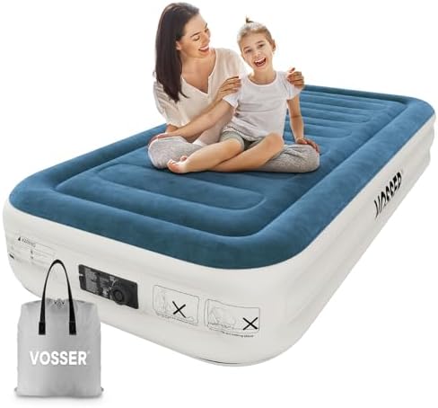 VOSSER Twin Air Mattress with Built-in Pump