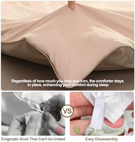 KIBBEH 8 Pack Duvet Snap Clips for Secure Fastening