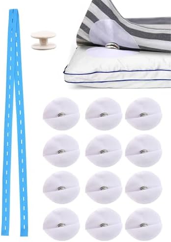 CALIDAKA 12 Pairs Duvet Snaps with Storage Strap