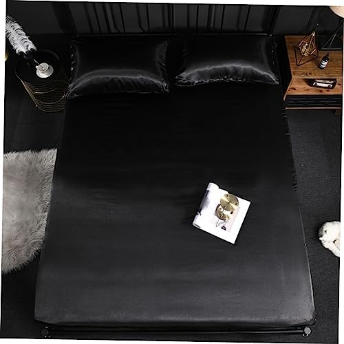 MAGICLULU Silk Satin Mattress Protector Bed Pad Cover 1