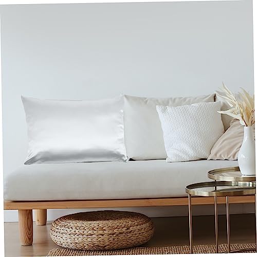 2pcs Solid Color Polyester Pillowcases