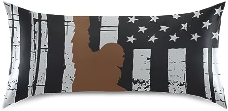 Cindly USA Flag Sasquatch Throw Pillow Covers