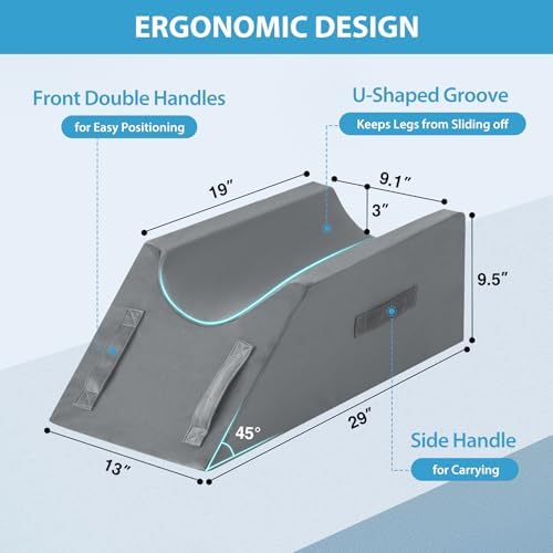 MEGCXIT Leg Elevation Pillow for Post Surgery Recovery