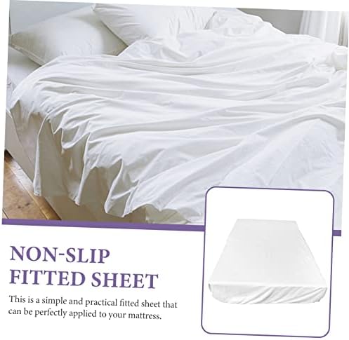 CRILSTYLEO Queen Mattress Protector Cotton Fitted Sheet Elastic Design