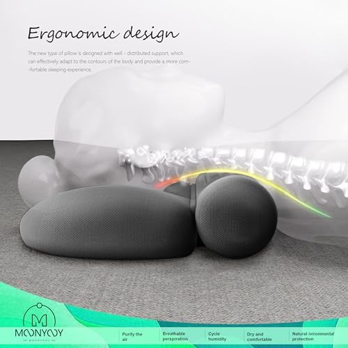 MOONYOOY Cervical Neck Pillow for Pain Relief and Support
