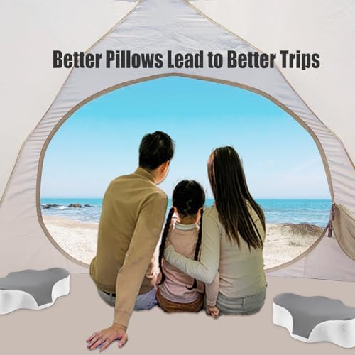 Bespilow Memory Foam Neck Pillow for Travel and Camping