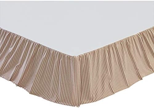 VHC Brands Cotton Farmhouse Bed Skirt King Size