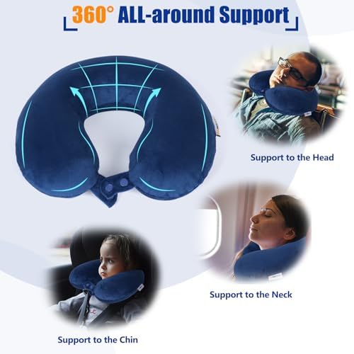 SAIREIDER Travel Neck Pillow for Head Support