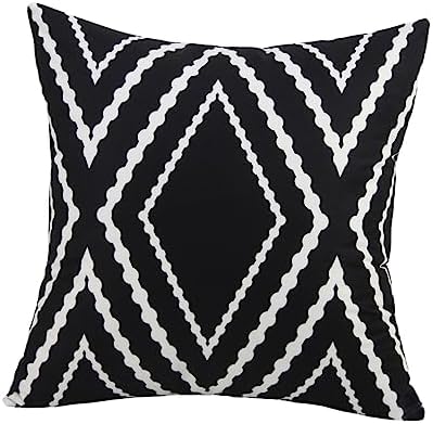 Zerodeko Geometric Plush Pillow Cover