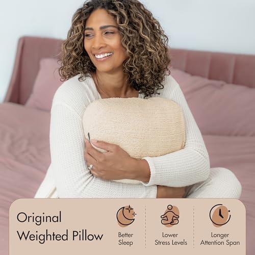 Quiet Mind Weighted Pillow 12 Lbs for Adults