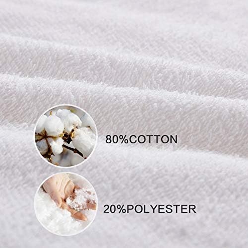 NTBAY Cotton Terry Waterproof Mattress Protector Twin XL 14 Inches Deep Pocket