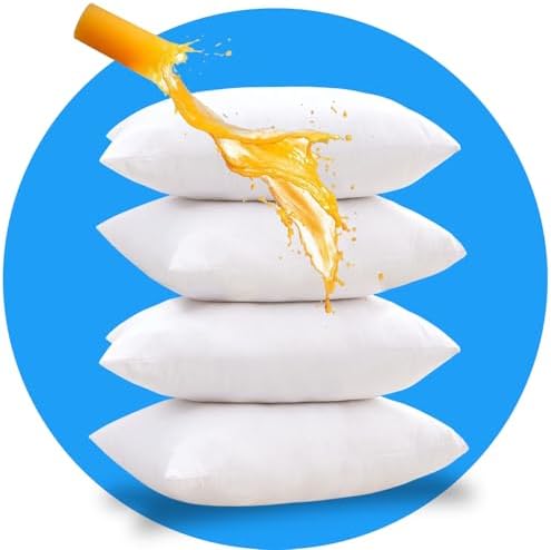 4 Pack Pillow Protector 20x26 Inches Waterproof Soft Breathable