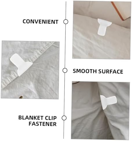VOSAREA 8Pcs Quilt Comforter Clips for Twin Full Beds