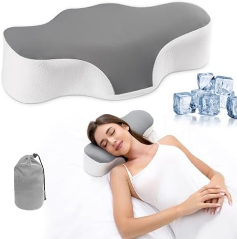 Bespilow Memory Foam Neck Pillow for Travel and Camping