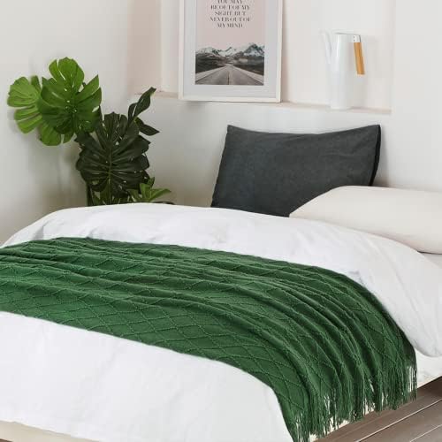BOURINA Green Throw Blanket 50x60 Inches 1