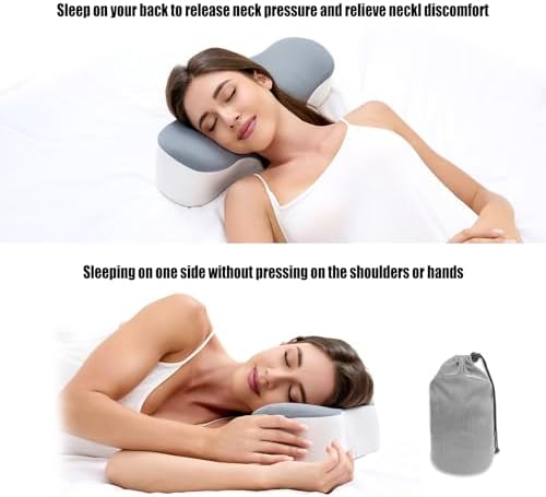 Bespilow Memory Foam Neck Pillow for Travel and Camping