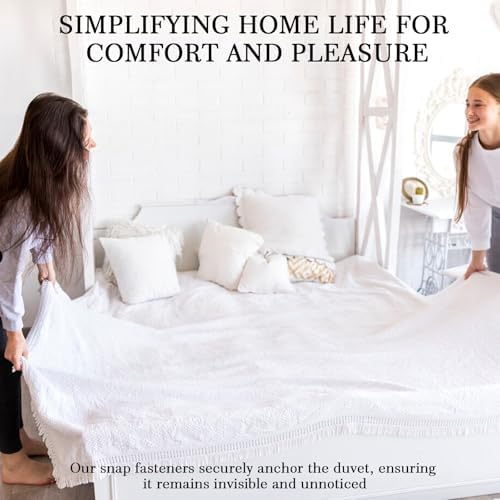 20 Pcs Duvet Snaps for Comforter Hold