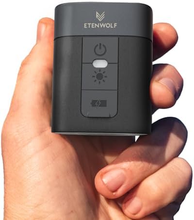 ETENWOLF AIR 3 Air Pump with 2600 mAh Battery LED Light