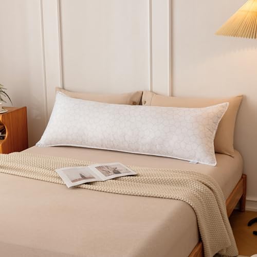 Oubonun 20x54 Full White Body Pillow for Adults