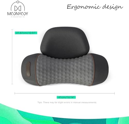 MOONYOOY Memory Foam Neck Pillow for Side Sleepers