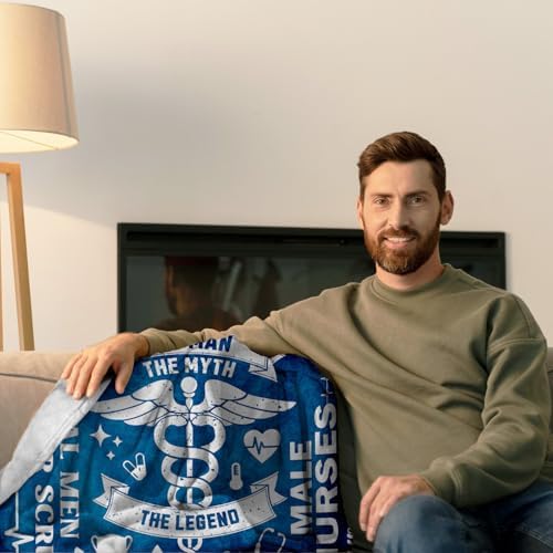 Male Nurse Gifts Blanket 60 x 50